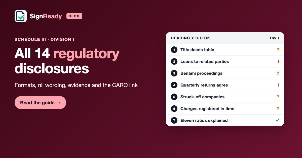 Additional regulatory info — banner