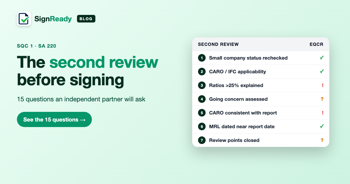 Second review: 15 questions — guide banner