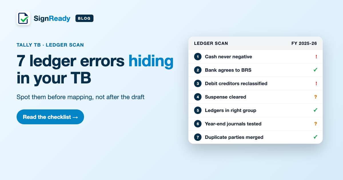 7 Tally ledger errors — banner