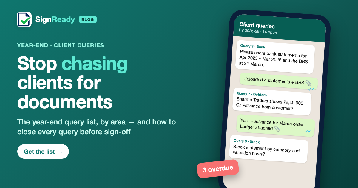 Year-end query list — banner